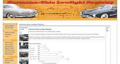 Desktop Screenshot of kglowlightregistry.com